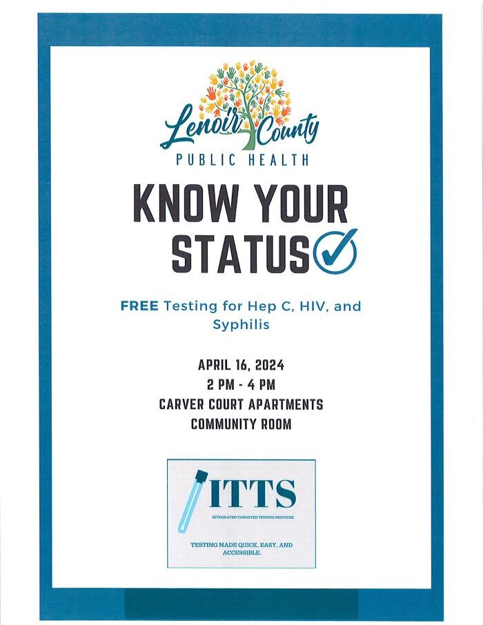 Testing Flyer, the information in this flyer is in the text above. 