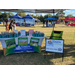  A view of the Kinston Housing table and sign. 